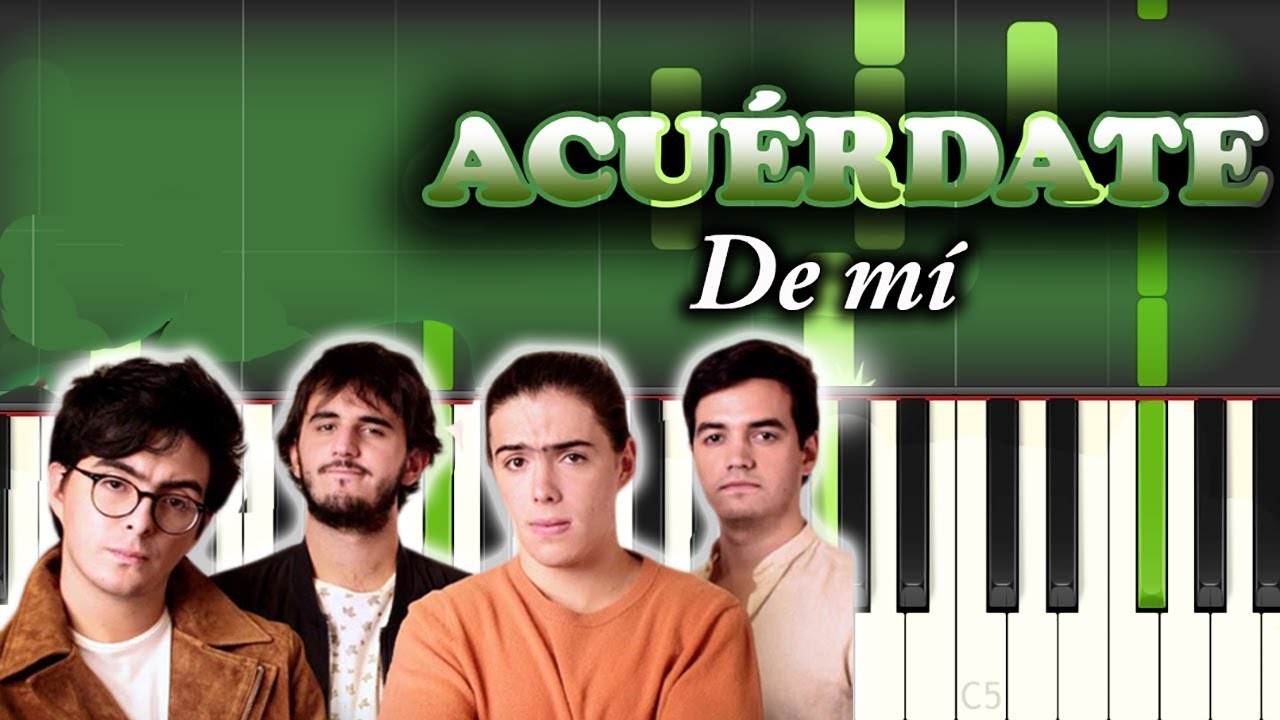 Morat - Acuérdate De Mí | Piano Tutorial / Cover