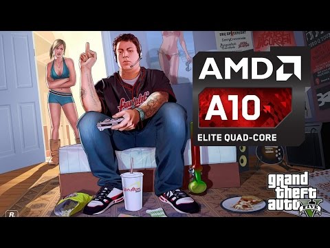 Playing GTA V on AMD A10-7850K - no discrete graphics card