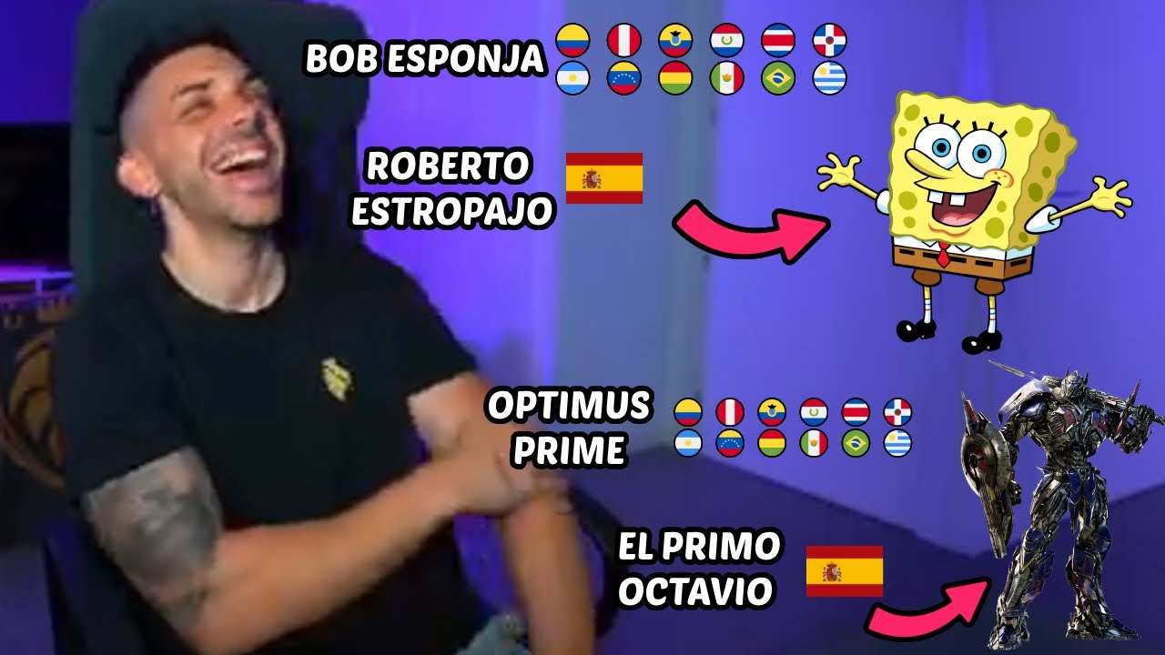DOBLAJE LATINO VS DOBLAJE ESPAÑOL LE DA RISA A DjMaRiiO