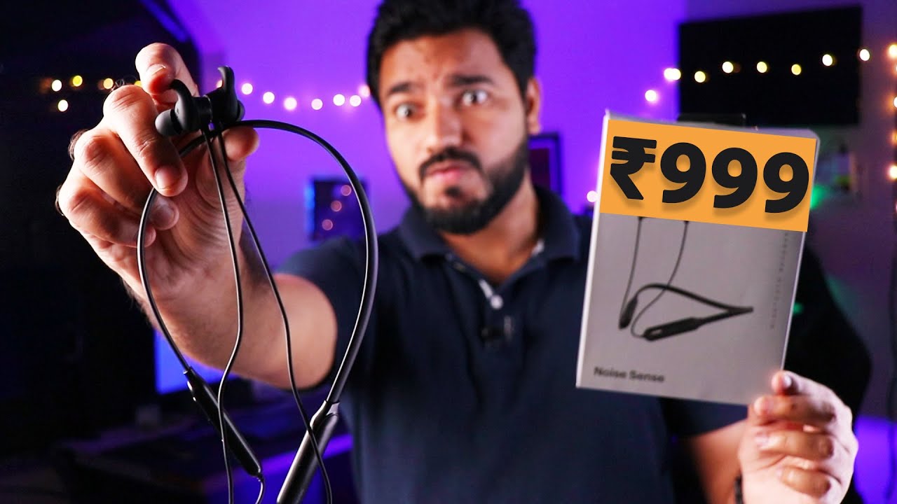 NOISE SENSE Wireless Neckband Review in Hindi Best Neckband Under