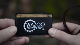 The Ultimate Fire Tinder Micro and the Wazoo Burnable Business Card