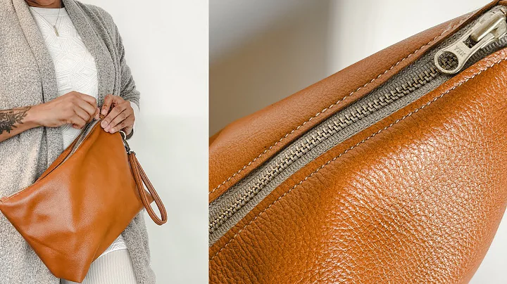 How to make a Clutch Purse //Leather Clutch Bag Tutorial