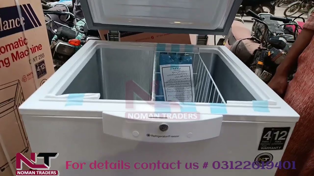 UNBOXING DAWLANCE DEEP FREEZER DF-200 SD INVERTER WHITE