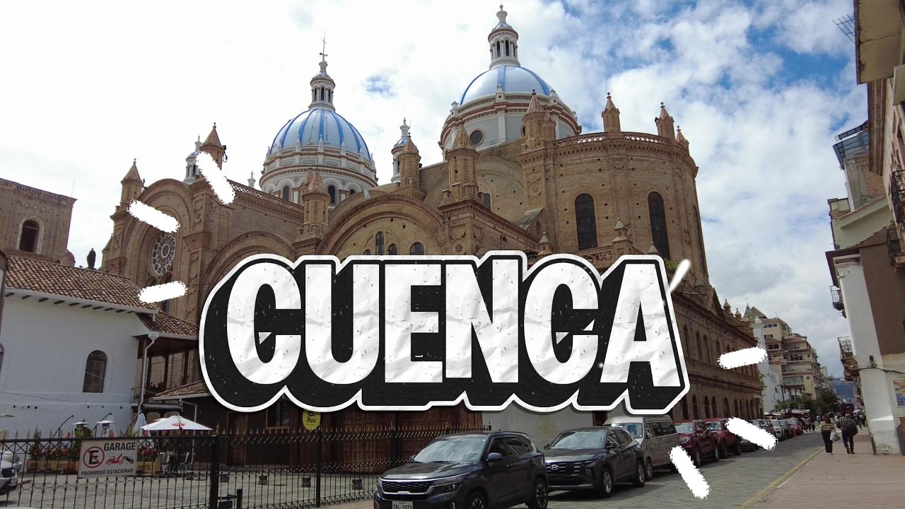 La Ciudad más Hermosa de Ecuador: Calles y Plazas de Cuenca | Sonido Real 4K 60fps