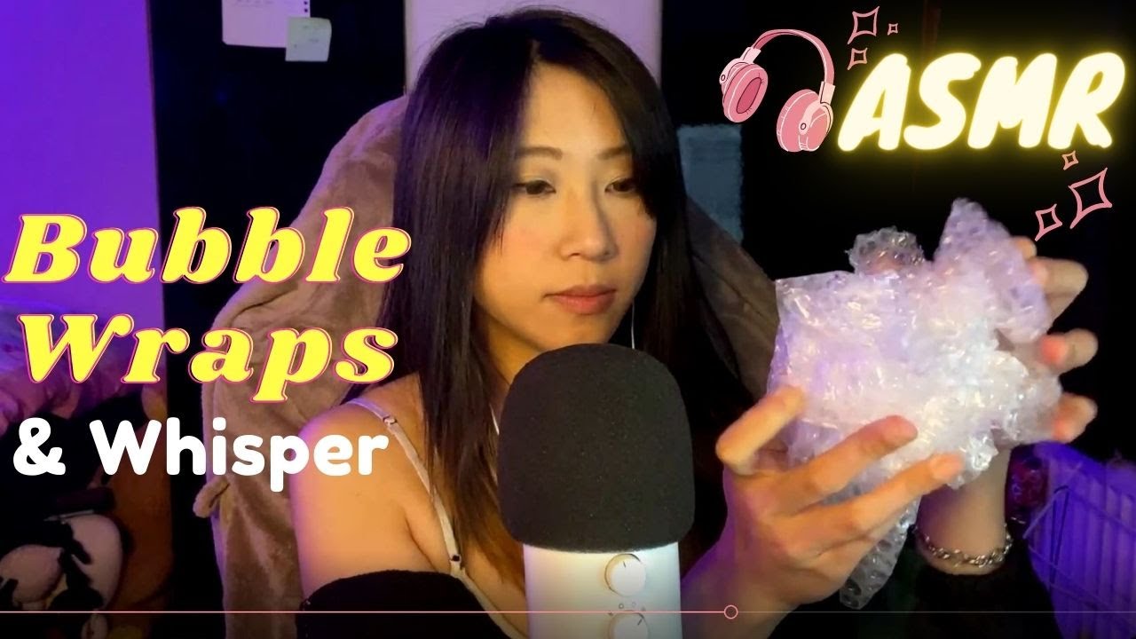 ASMR | Bubble Wrap Trigger 🌙 Whisper & Sound 🌙😴