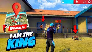 Only Brasilia Challenge🔥 Solo Vs Squad 28 KILLS OP Gameplay - Free fire India