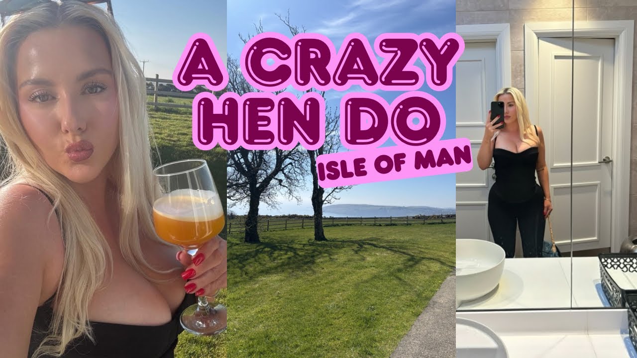 FLOWN TO ISLE OF MAN FOR A CRAZY HEN DO🩷😱 | BAMBI COX - YouTube