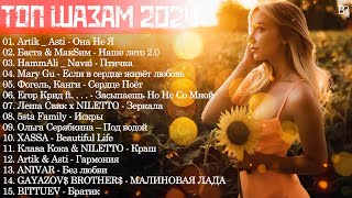 МУЗЫКА ШАЗАМ 2024 🙃 Хиты 2024 Русские 🔲 Музыка 2023 Русские Новинки 🔵 Обнови Свой Плейлист