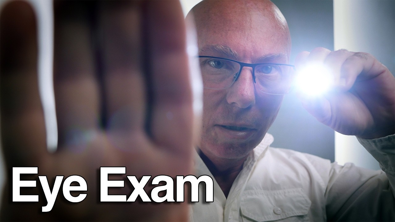 ASMR Role Play Dr Dmitri Check Up with Eye Examination