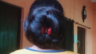 Updo ! Cute &amp; Clean Bun Hairstyles _Easy Low Bun Hairstyles For Medium Hair With Claw Clip F Wedding