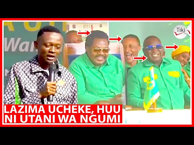 Lazima Ucheke: Leonardo Awavunja Mbavu Vigogo CCM, Huu Ni Utani wa Ngumi Kabisa Kusema E.. class=