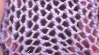 Crazy Easy Way to Make Knit Mesh 