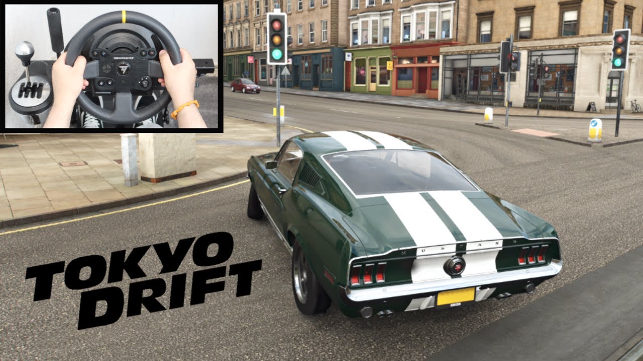 Forza Horizon 4 Drifting Sean's Ford Mustang (Steering Wheel + Shifter) Tokyo Drift Gameplay