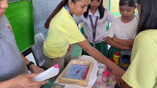 T-Shirt Printing Using Stencil plus silkscreen - Pupils Performance Task in Arts