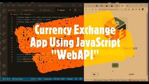 Currency_Excange_App using Javascript WebAPIs