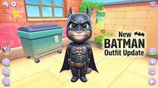 Talking Tom Cat is BATMAN! 🦇 New Skin is FINALLY HERE! MOD Update All Foods Gadgets All Animations screenshot 5