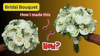 How to Make a Stunning Bridal Bouquet at Home | DIY Bridal Bouquet Tutorial: Easy Step-by-Step Guide