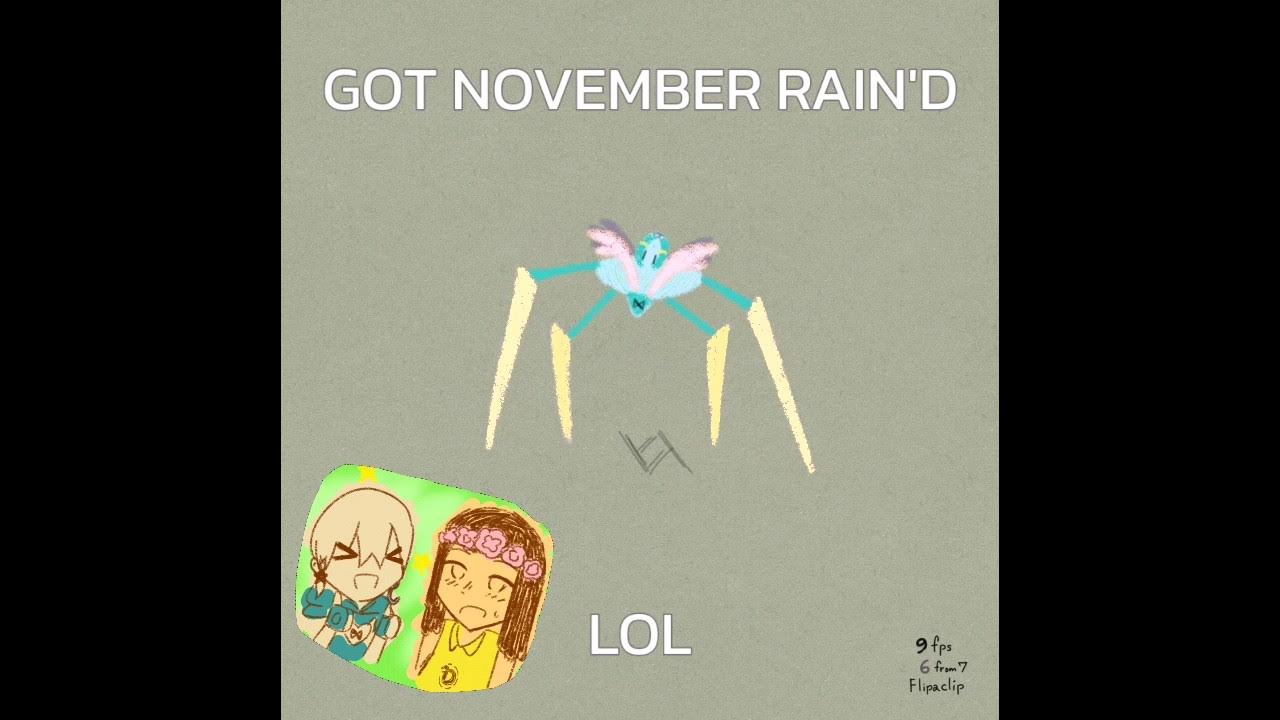 NOVEMBER RAIN DOING STICK BUG DANCE (The JOJOLands minianimation
