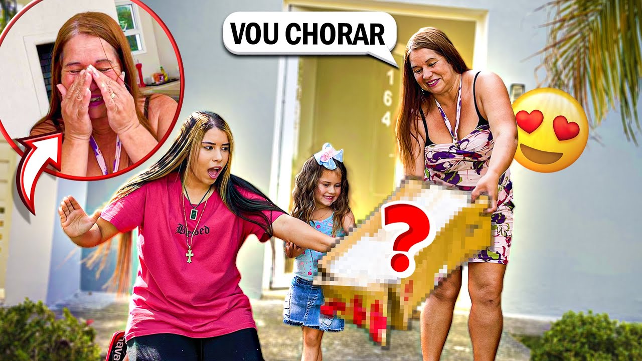 UMA MULHER ENTREGOU UMA CAIXA NA MINHA CASA E FEZ MINHA MÃE CHORAR MUITO!