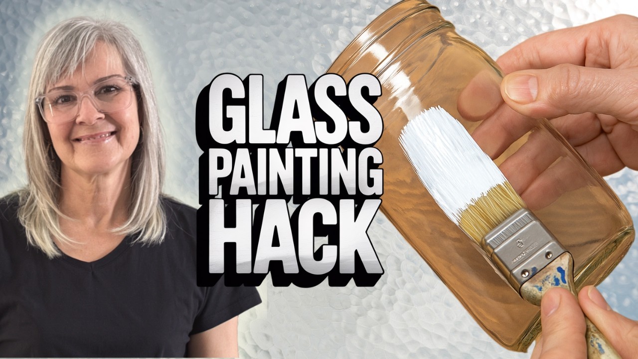 This Simple Trick Makes Paint Stick to Glass Forever