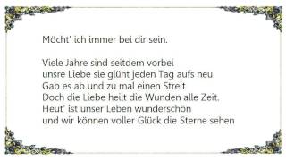 Die Amigos - Die Liebe meines Lebens Lyrics