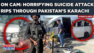 Pakistan Suicide Attack| Bomber Blows Up Near Japanese Convoy In Karachi| Watch Chilling Viral Video