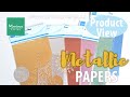 View our beautiful colors of Metallic papers | A5 sheets | Marianne Design