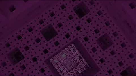 menger sponge render