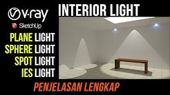 Tutorial Render Light lampu Interior V-Ray 3.4 Dasar - Sketchup - Durasi: 13.59. 