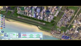 SimCity 4 Freeway and Railway Reconstruction (Timelapse)