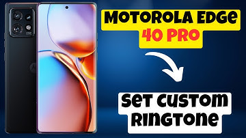 Motorola Edge 40 Pro Set Custom Ringtone || How to set the custom ringtone || Ringtone settings