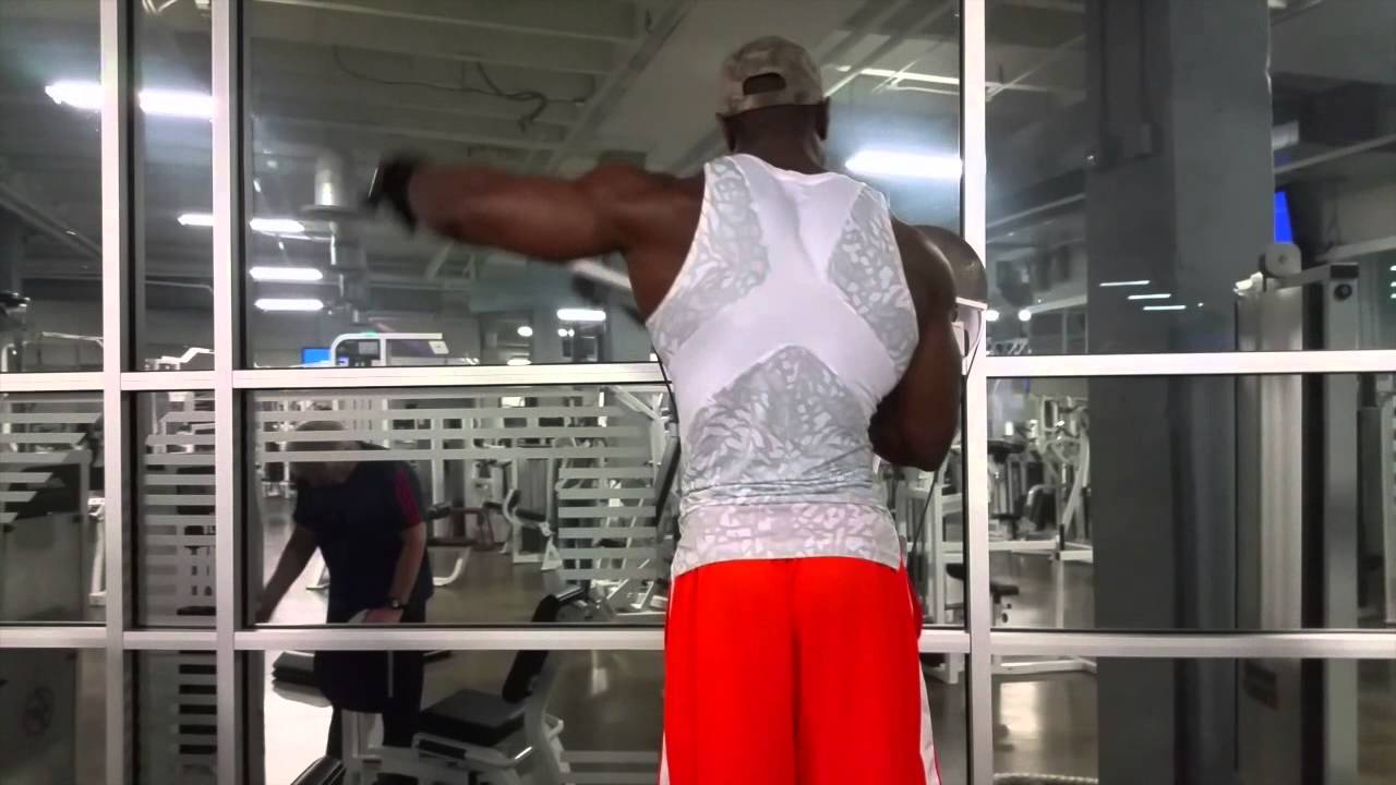 Antonio Mitchell-Delts/shoulders &amp; Arms - YouTube