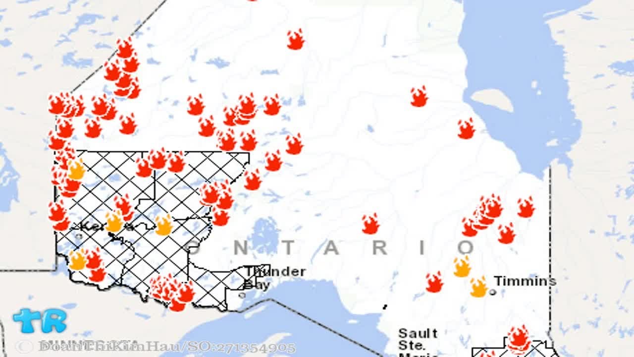 Ontario Fire Map Here’s Where Canada Wildfires Are Burning Gift Of