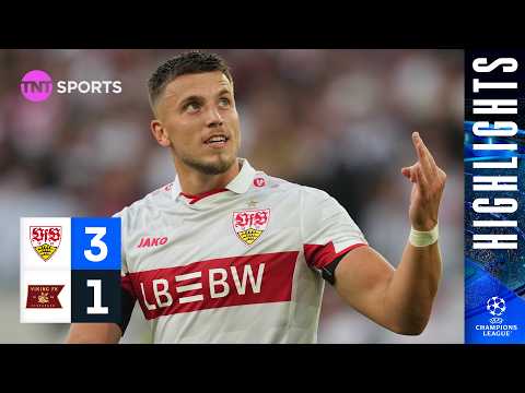 Demirović Bags 12-Minute Hat-Trick 🔥 | Stuttgart 3-1 Viking | UEFA Champions League Highlights