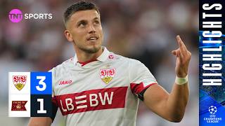 Demirović Bags 12-Minute Hat-Trick 🔥 | Stuttgart 3-1 Viking | UEFA Champions League Highlights