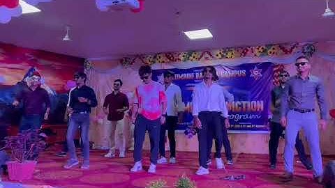 Lazy dance with boys in welcome and validation program of BBM and BBM-A at LBC #butwal #nepal