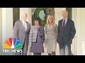 Joe Biden Welcomes Mike Pence To VP Residence With Confidence | NBC News