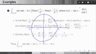 Week7Lecture5: Evaluating Integrals via the Residue Theorem