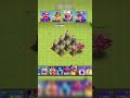 Heroes vs 7 Mega Tesla #clashofclans #games #youtubeshorts #shorts