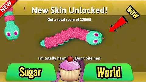 Snake.Io - New Skin (Gummy) Unlocked! New Sugar World Event Gameplay