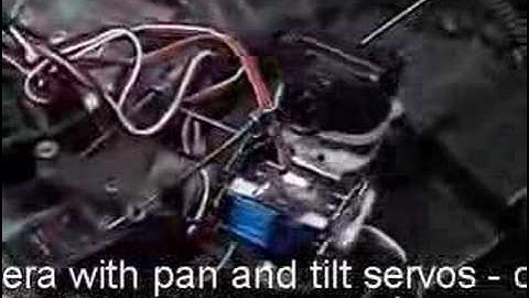 Fat Shark 3.3V CCD with pan and tilt servo control