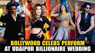 Ranveer Singh, Janhvi Kapoor, Kriti, Shahid & More Celebs Perform At Udaipur Billionaire Wedding
