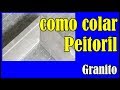 Peitoril de Janela - Como colar Peitoril de Granito da Janela