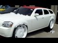 Dodge Magnum Wrapped in White