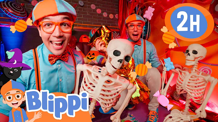 Blippi Plays Halloween Sink or Float! | Halloween Videos | Educational Videos for Kids