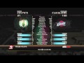 NBA 2K10 Boston Celtics Vs Cleveland Cavaliers Playoff Game 1 Recap NBA 2K10 Boston Celtics Vs Cleveland Cavaliers Playoff Game 1 Recap