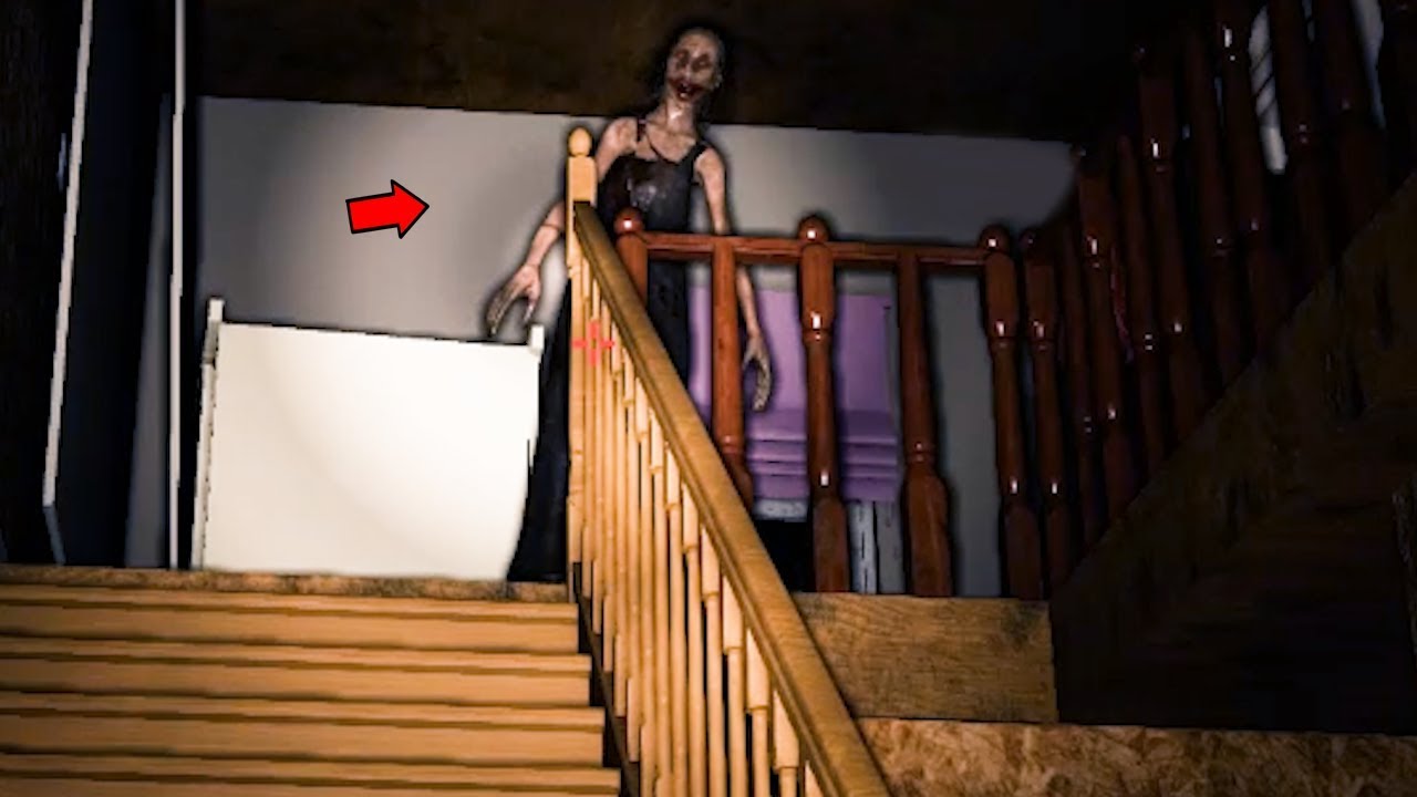 海外の お化け屋敷 のホラーゲームが怖すぎた ２階から口裂け女が迫ってくるが意外なとこで笑えた ちょっと絶叫あり ハロウィン Youtube