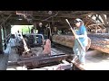 Steam powered sawmill