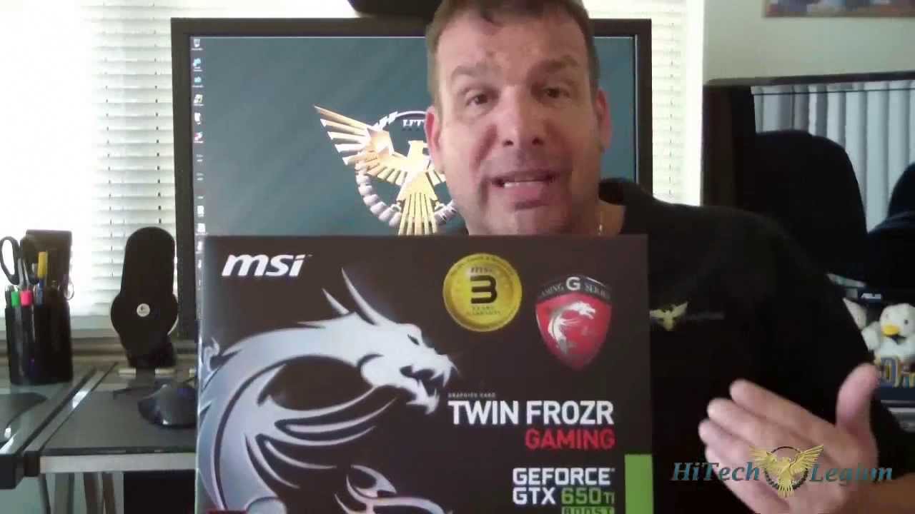 Msi Twin Frozr Gaming Gtx 650ti Unboxing Review Youtube