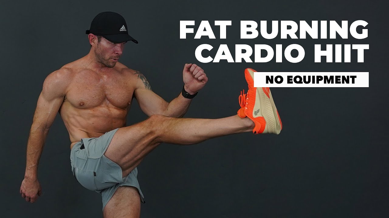 20 Min Fat Burning HIIT Workout - Full body Cardio, No Equipment